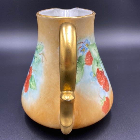 Vintage Signed fine porcelain pitcher - Picture 4 of 13